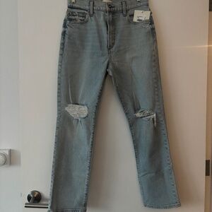 Favorite Daughter The Valentina Super High-Rise Cigarette Ankle 28 NEW w Tags